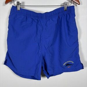 Tommy Bahama Relax Mens Blue Nylon Mesh Lined Swim Trunks Shorts Medium